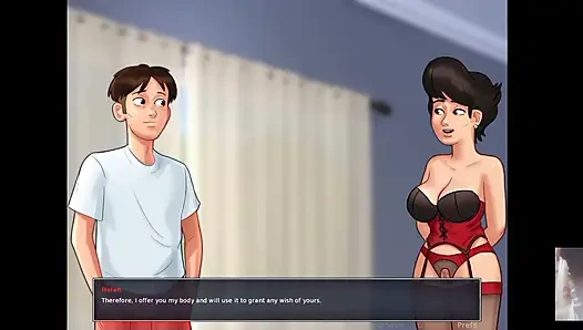 SUMMER TIME SAGA!! HOT MILF MOTHER-IN-LAW  SEX SECNE!