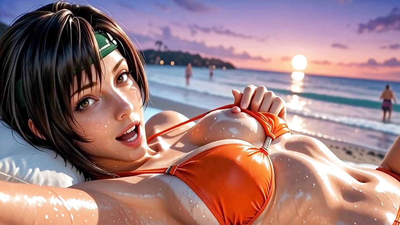 Jebanie młodej turystki w moim pokoju hotelowym. Animacja Waifu Hentai
