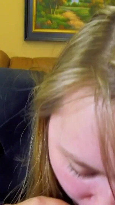 Busty Curvy Blonde Coed Tara Sloppy Deepthroat Rimjob Greedy Swallow! | Clip 1