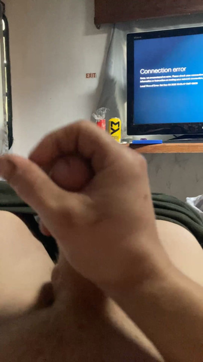 Quick video of me stroking my cock!!!!
