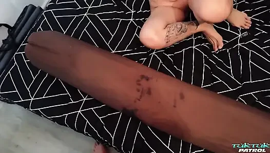 Petite Filipina Teen Left Leaking Cum