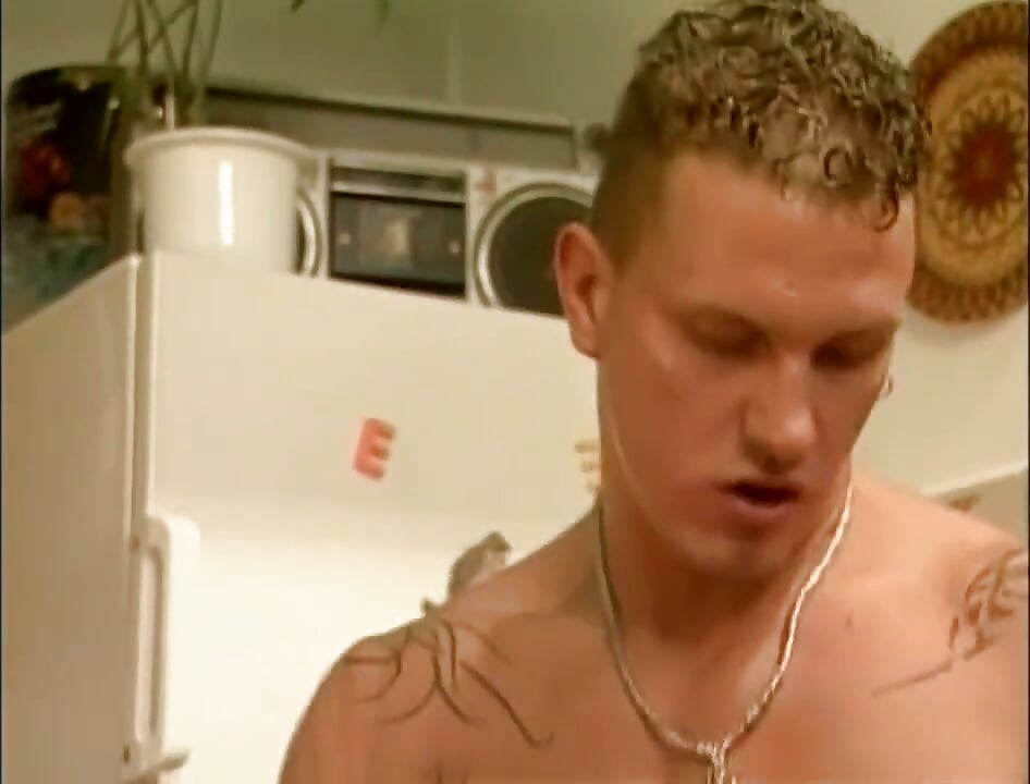 Big muscle young cock in stepmom pussy in the kitchen (Full original movie.)