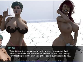 Futa groves # 1 - Johannes , Lexi and Jenna had a 3 sum ... Cum went every where