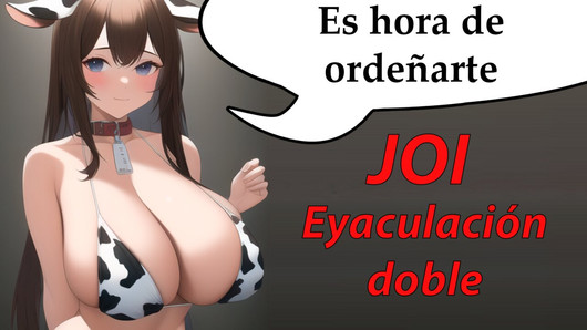 Spanish JOI hentai correte 2 veces. Es hora de ordeñarte.