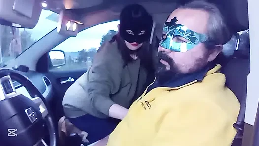 Пощечина в машине