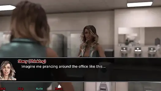 Istri kantor #9: stacy lagi asik muasin memeknya pakai mainan seks