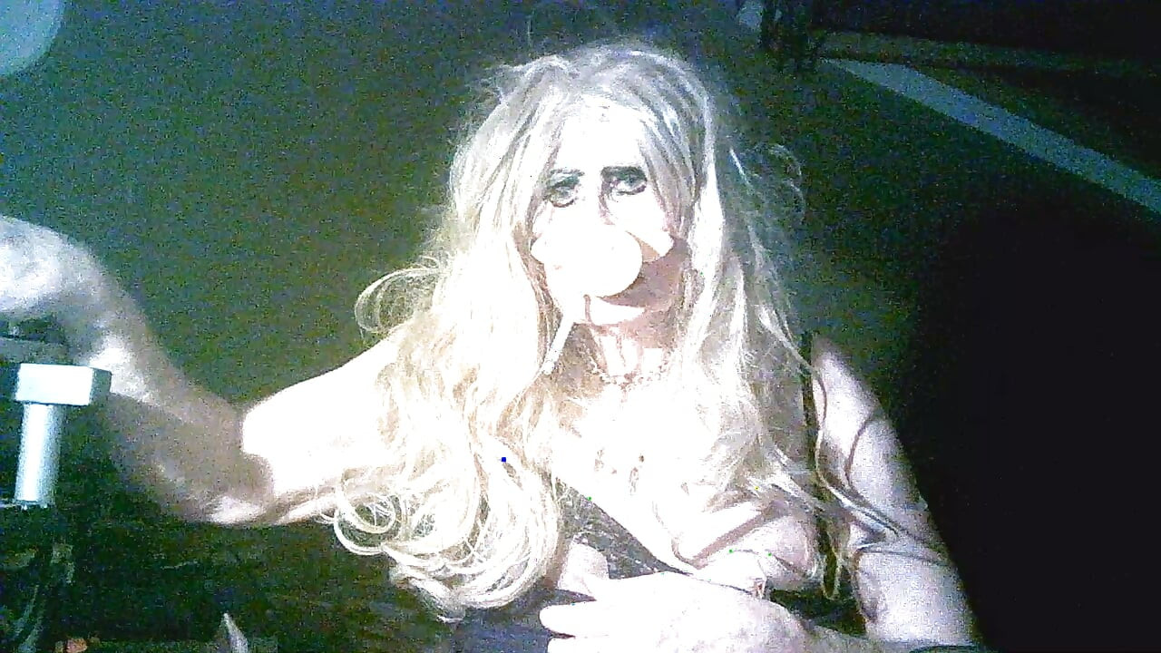 PIg snout humiliation for  old smoking  fuckpig slag, Sarah