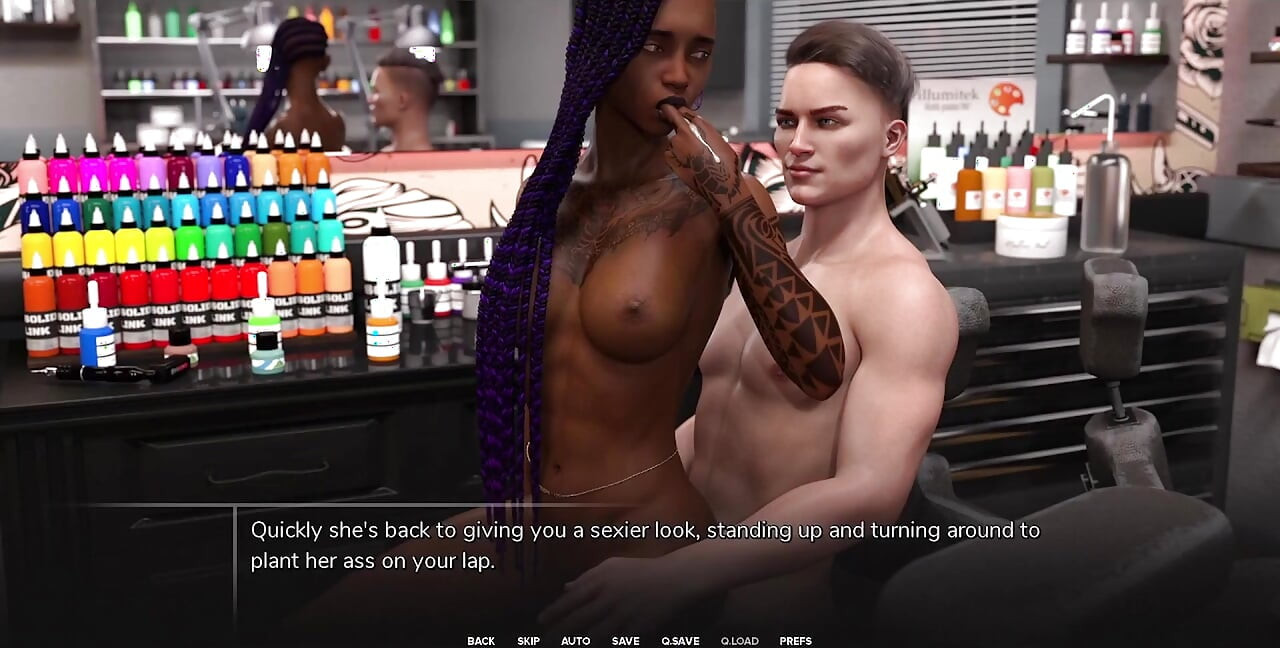 Taboo University 121 - Black College Girl Gets Fucked at the Tattoo Parlor