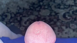 Cock in hand making it cum