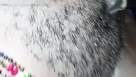 African Queen Sucks and Fucks Step Dad With Cum in Pussy