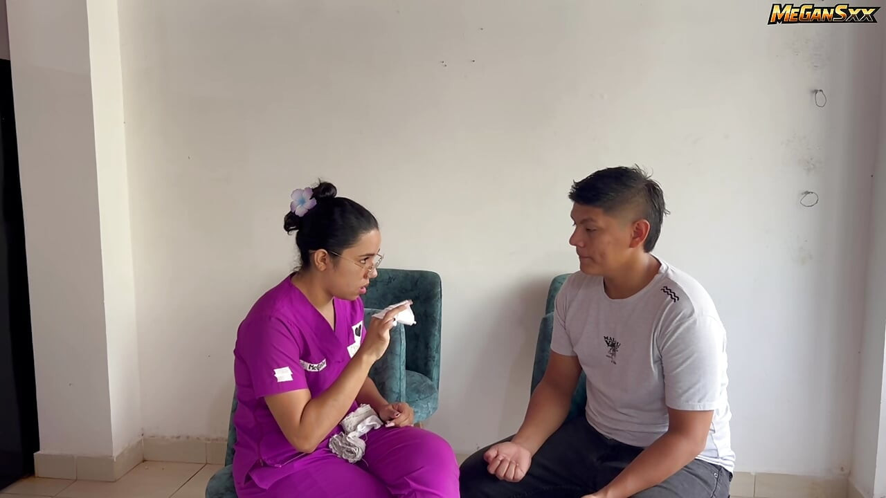 BIG ASS NURSE FUCKS HER PATIENT WHEN THE DOCTOR LEAVES.