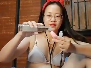 Tesão asiática sexy menina mostra buceta, bunda e peitos 7
