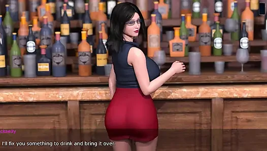 Pantat bahenol bartender dientot habis-habisan sama cowok kontol besar sampai dicrot di dalam