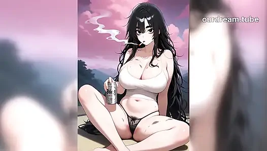 Cewek-cewek hentai berambut gelap yang melakukan semuanya (kompilasi ai)