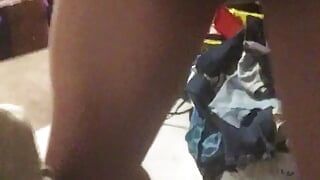 Futanari Voring Rod ke dalam zakar berbulu gergasi di Tempat Bertudung Tornado di tempat kerja