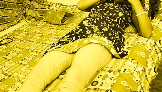 Cute Milf Desi Bhabi Seduced By Big Dick Devar in her bed room.