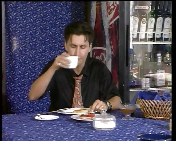 This Is a German Babe in a Red Pantyhose Who Got Bent Over and Fucked