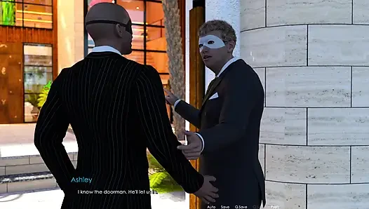 Anna Exciting Affection [ch.2 Ep.23] - Husband Doesn’t Recognize His Wife as the Cum Dump at the Masked Sex Party - Part 1