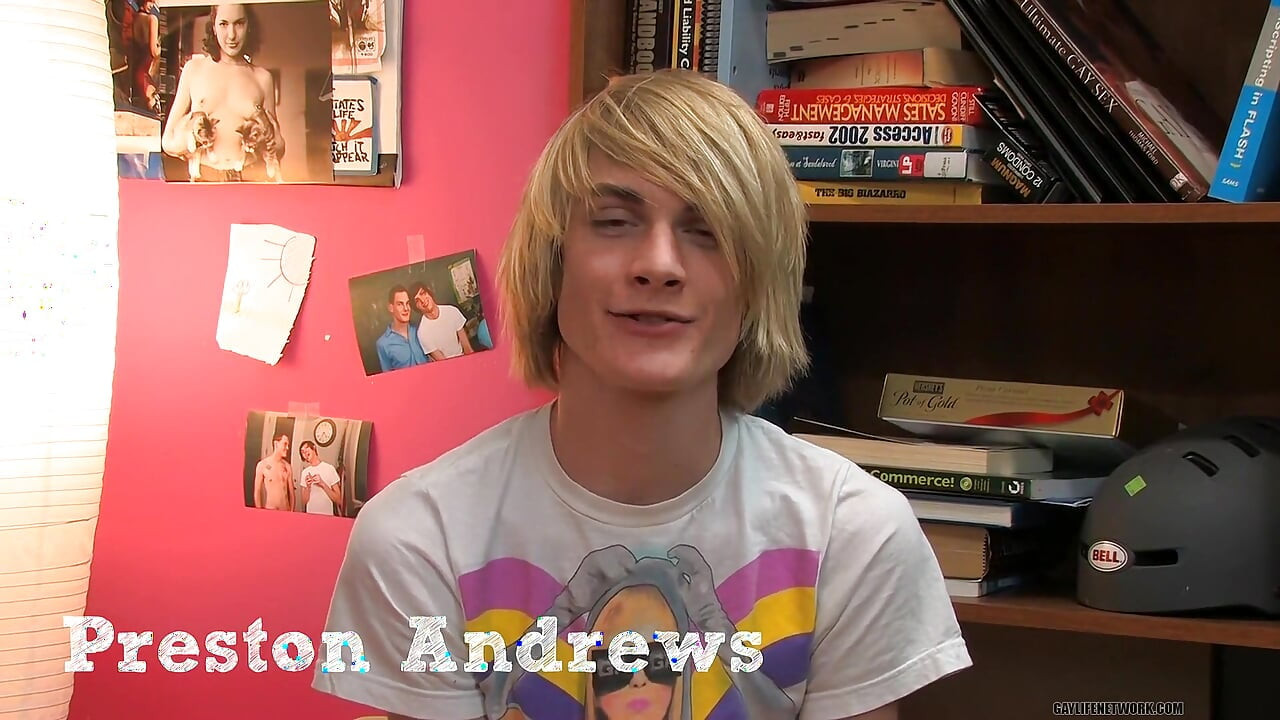 Chatty Twink Preston Andrews oferă un interviu