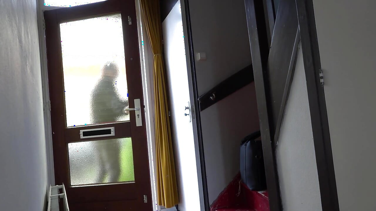 Napaljena mlada nizozemska kurva dobiva kratko ali lijepo jebanje.