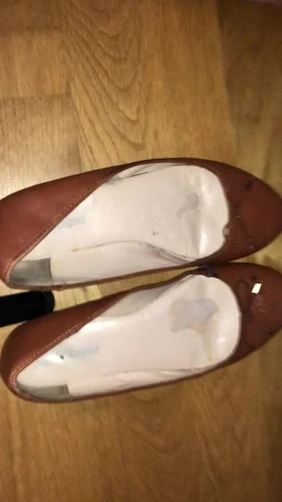 Cum on jojo12451 friends Ballerinas flats (5. Shot)