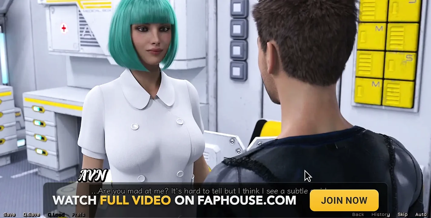 Stranded in Space - Blue Haired MILF Want Threesome with Me & Hot Busty Doctor