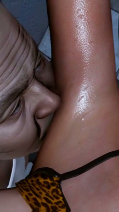 3d 62 Lustful cheating wife in public men toilet | Clip 3