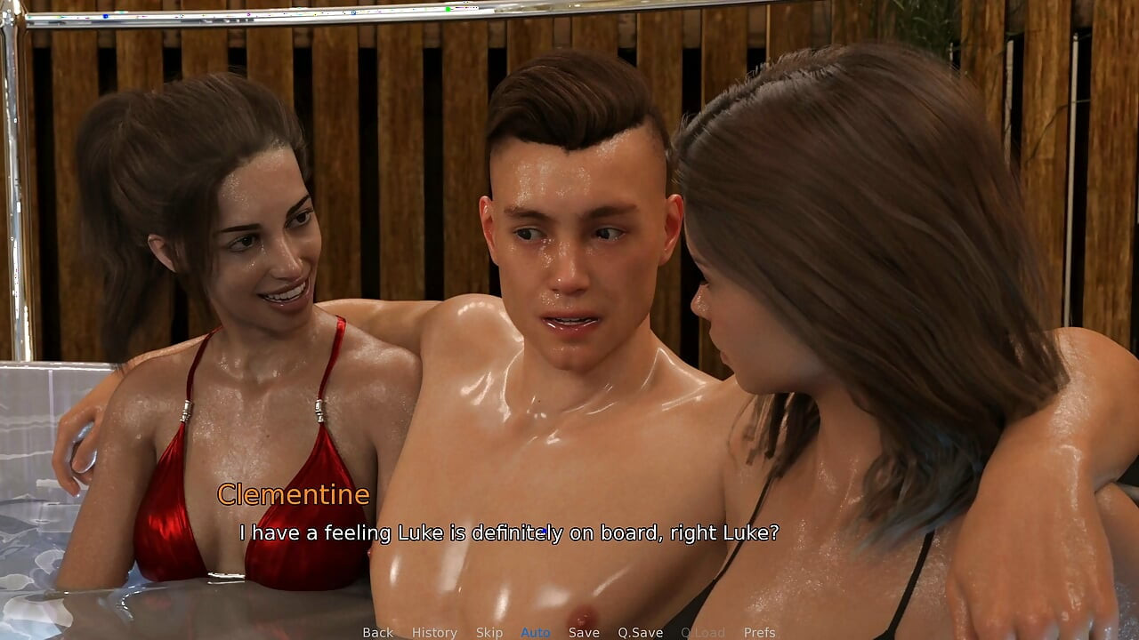Teb 22 - Kathryn และ Clem แชร์ควยใหญ่ของ Luke ในสปา