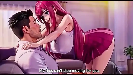 Step daughter seduce step father alone in room