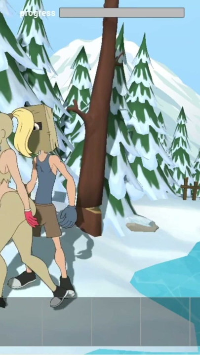 Fuckerman Winter Lovers - Fucked Juicy Woman In Game | Clip 1