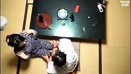 After Hours Seduction of a Hot Spring Attendant Captured in a Private Room Session -scene.1