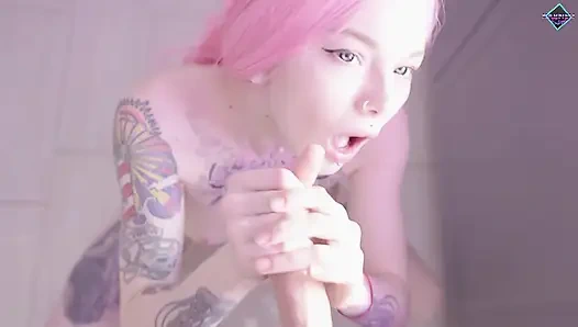 Yemek pornosu ve mutfakta sulu sakso