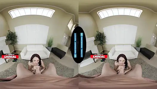 Ölümcül sert sanal gerçeklik - seksi latin güzel kıllı amından yüzüne fışkırtıyor