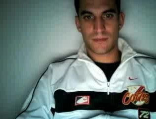 Straight guys feet on webcam #394