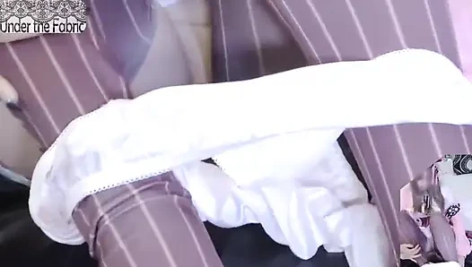 Puffy Nipple Office Lady Delivers a Playful Solo Tease