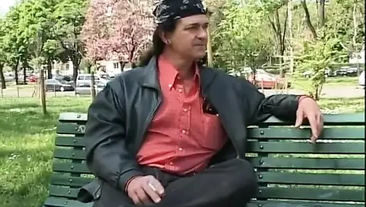 Hairy milf loves big cock