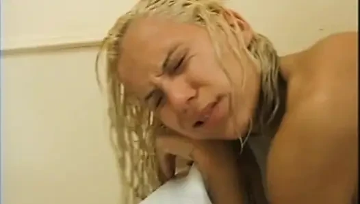 Young Blonde with Nice Tits Ass Fucked and Cumshot in Mouth by a Big Cock