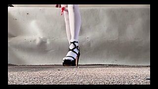 1-е видео с моими новыми сексуальными 6,5-дюймовыми каблуками - надеюсь, тебе понравится - XXXX