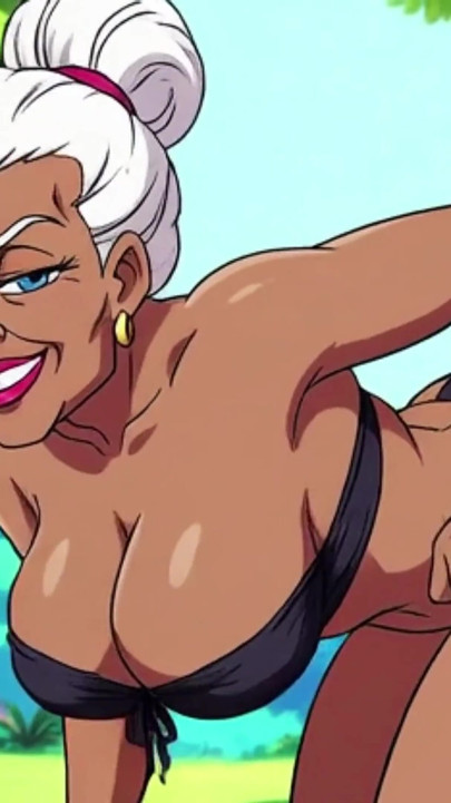 Ai Babes Utendørs Cleavage Tease