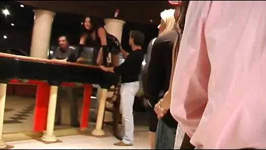 Orgy in a Nightclub with Italian Sluts Ready for Anything
