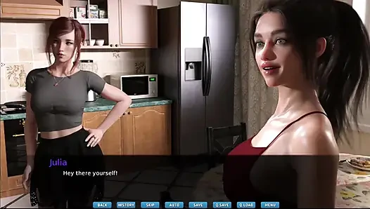 Bound to please # 3 - Johannes beobachtete julia, wie sie ein nickerchen in sexy nachthemd macht.