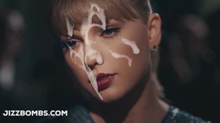 Taylor Swift кончили на лицо