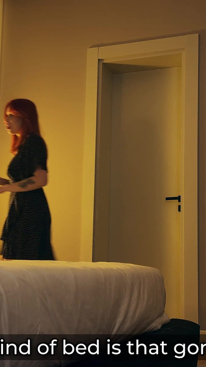 Step Stepmom Shares Bed with Step Stepson in Hotel - Naughty Night Unfolds!