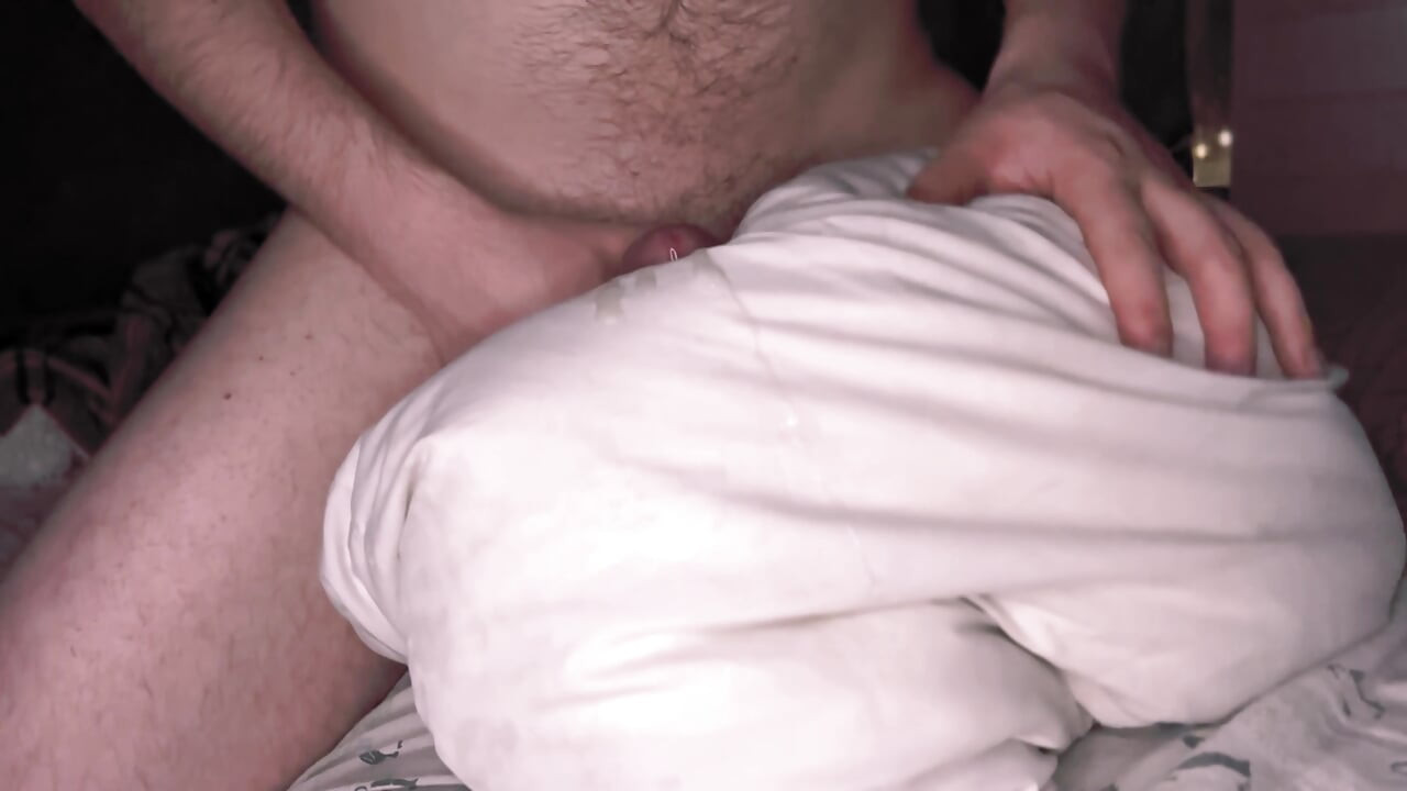 Pillow Humping & Praising - HOT Solo Male Masturbation & Dirty Talk leading to EXPLOSIVE Cumshot