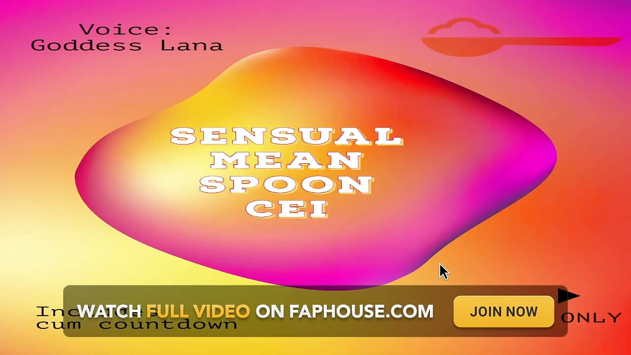 Der sinnliche, aber etwas gemeine cEI Löffel clip sperma-countdown enthalten