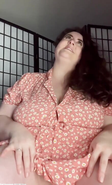 Dirtytalk Teasing Squeezing My Big Boobs Pounding My Wet Pussy with Big Dildo