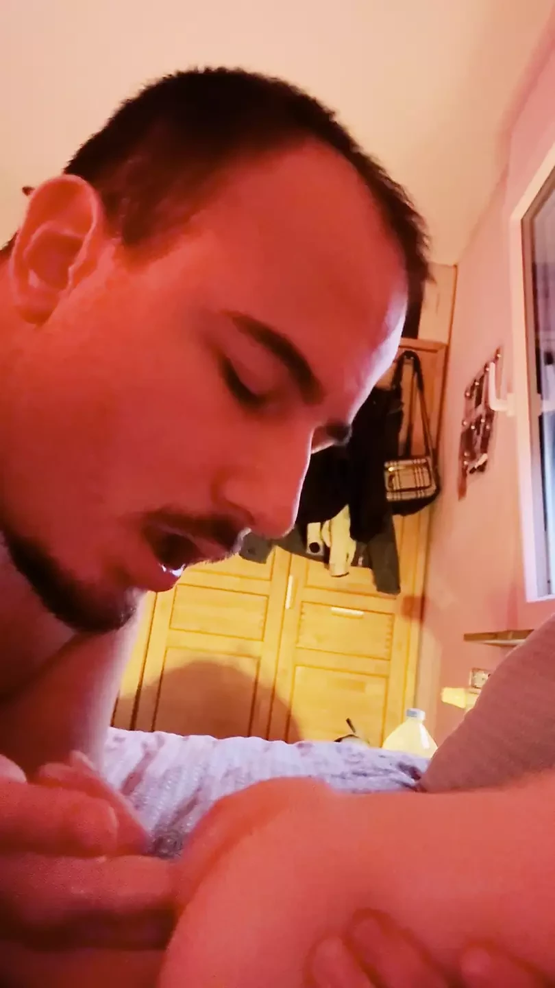 Submissive boy eats out used pocket pussy