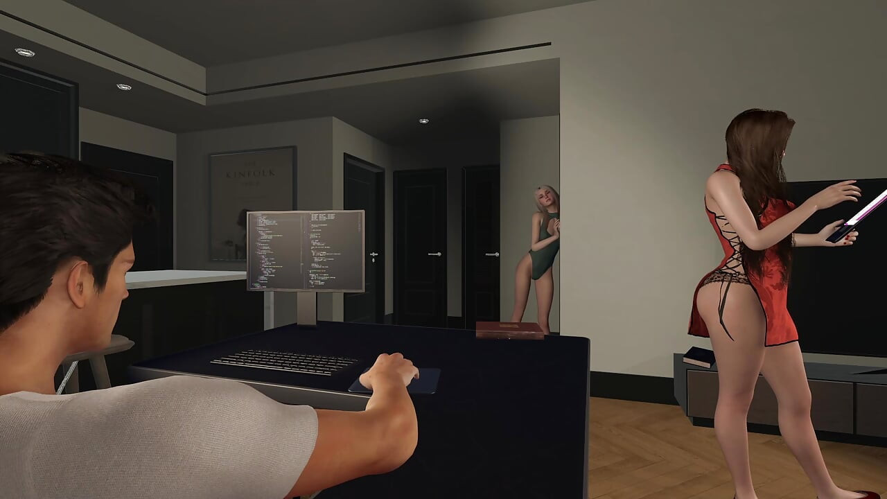 My girlfriend sucked me off while my wife was nearby l 3d Hentai Animation