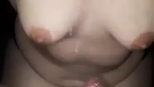 Wank and cum on scousers tits