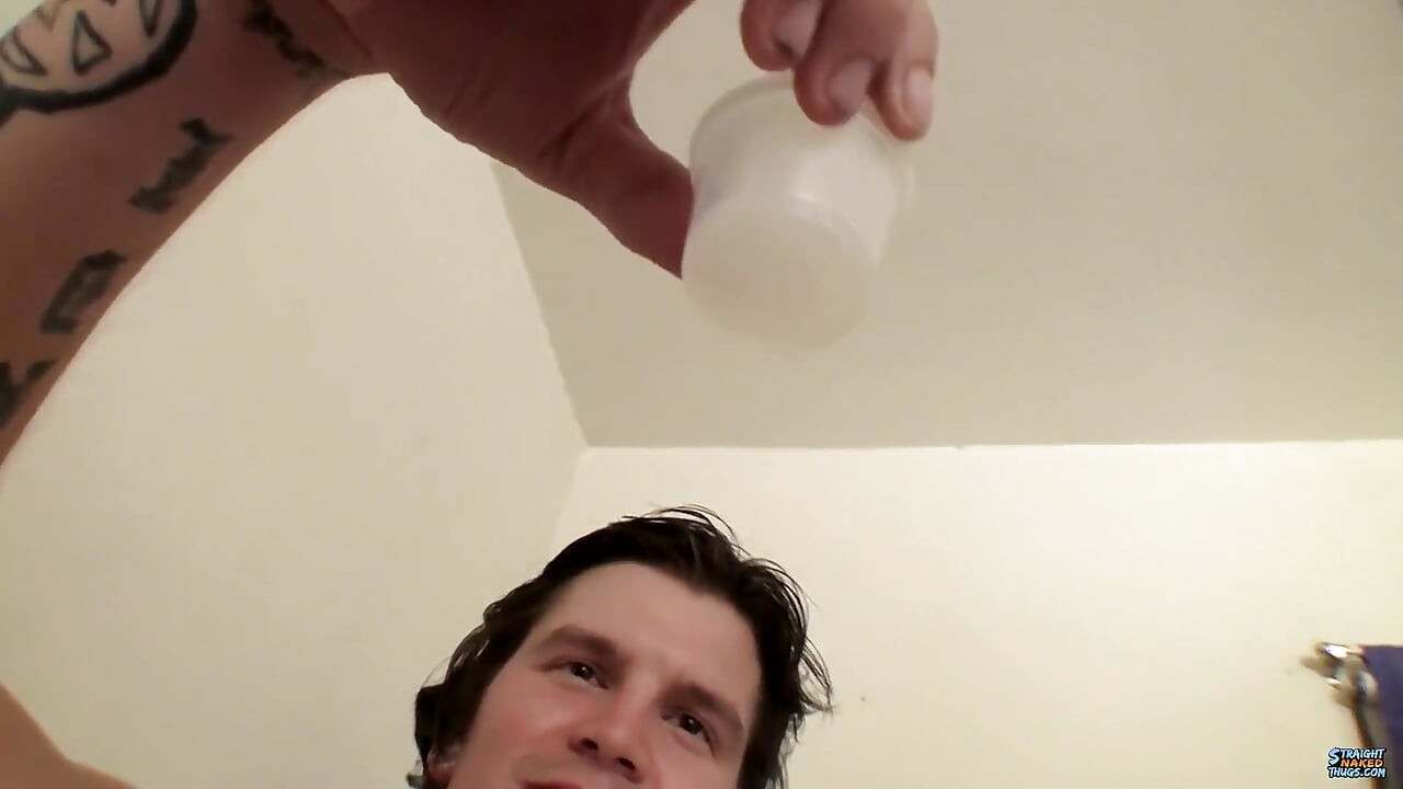 Cum Pumping Contest with Straight Thugs